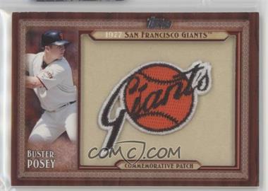 2011 Topps - Blaster Box Throwback Manufactured Patch Series 1 #TLMP-BP - Buster Posey