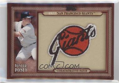 2011 Topps - Blaster Box Throwback Manufactured Patch Series 1 #TLMP-BP - Buster Posey