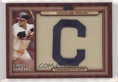 2011 Topps - Blaster Box Throwback Manufactured Patch Series 1 #TLMP-CS - Carlos Santana