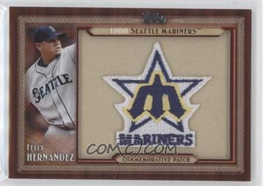 2011 Topps - Blaster Box Throwback Manufactured Patch Series 1 #TLMP-FH - Felix Hernandez