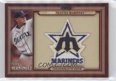 2011 Topps - Blaster Box Throwback Manufactured Patch Series 1 #TLMP-FH - Felix Hernandez [EX to NM]