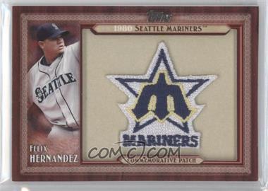 2011 Topps - Blaster Box Throwback Manufactured Patch Series 1 #TLMP-FH - Felix Hernandez