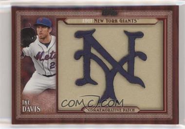 2011 Topps - Blaster Box Throwback Manufactured Patch Series 1 #TLMP-IDA - Ike Davis