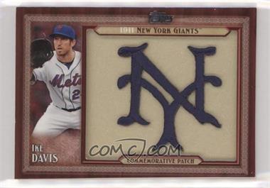 2011 Topps - Blaster Box Throwback Manufactured Patch Series 1 #TLMP-IDA - Ike Davis