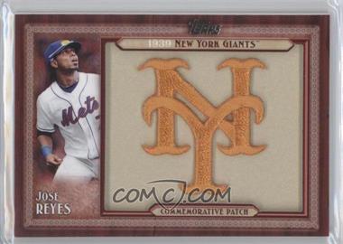 2011 Topps - Blaster Box Throwback Manufactured Patch Series 1 #TLMP-JR - Jose Reyes