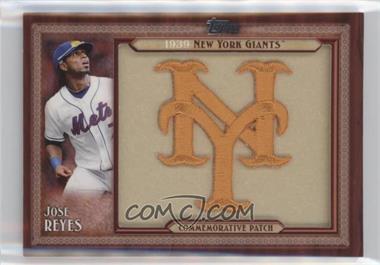 2011 Topps - Blaster Box Throwback Manufactured Patch Series 1 #TLMP-JR - Jose Reyes