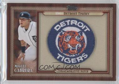 2011 Topps - Blaster Box Throwback Manufactured Patch Series 1 #TLMP-MC - Miguel Cabrera