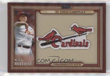 2011 Topps - Blaster Box Throwback Manufactured Patch Series 1 #TLMP-MH - Matt Holliday