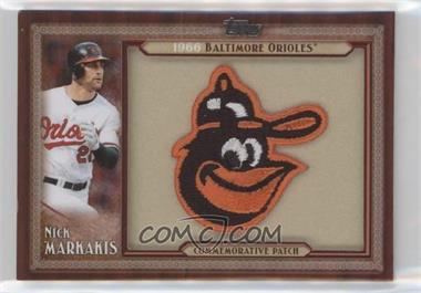 2011 Topps - Blaster Box Throwback Manufactured Patch Series 1 #TLMP-NM - Nick Markakis