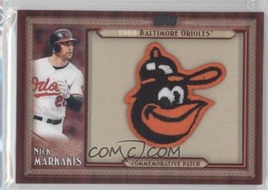 2011 Topps - Blaster Box Throwback Manufactured Patch Series 1 #TLMP-NM - Nick Markakis