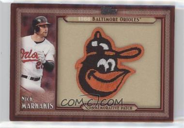 2011 Topps - Blaster Box Throwback Manufactured Patch Series 1 #TLMP-NM - Nick Markakis