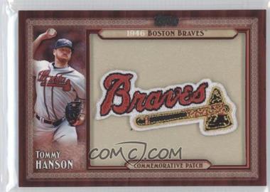 2011 Topps - Blaster Box Throwback Manufactured Patch Series 1 #TLMP-THA - Tommy Hanson