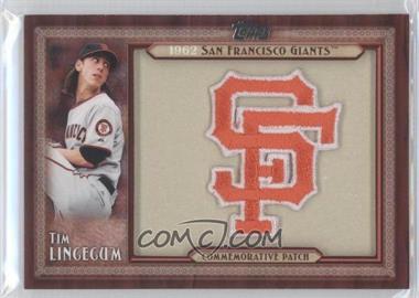 2011 Topps - Blaster Box Throwback Manufactured Patch Series 1 #TLMP-TL - Tim Lincecum