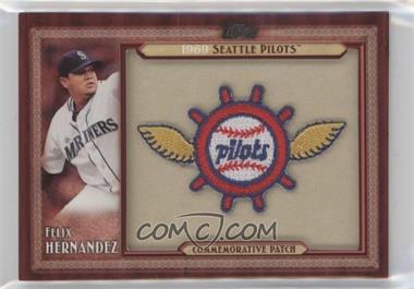 2011 Topps - Blaster Box Throwback Manufactured Patch Series 2 #TLMP-FH - Felix Hernandez