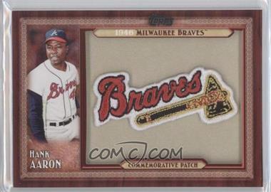 2011 Topps - Blaster Box Throwback Manufactured Patch Series 2 #TLMP-HA - Hank Aaron