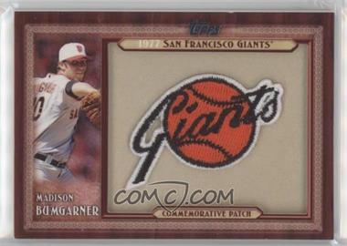 2011 Topps - Blaster Box Throwback Manufactured Patch Series 2 #TLMP-MB - Madison Bumgarner