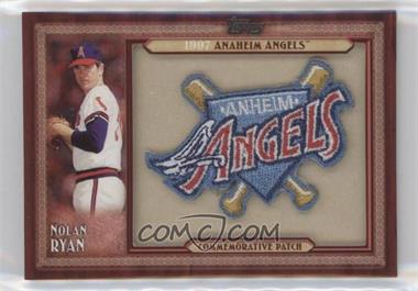 2011 Topps - Blaster Box Throwback Manufactured Patch Series 2 #TLMP-NR - Nolan Ryan