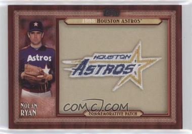 2011 Topps - Blaster Box Throwback Manufactured Patch Series 2 #TLMP-NRY - Nolan Ryan [Good to VG‑EX]