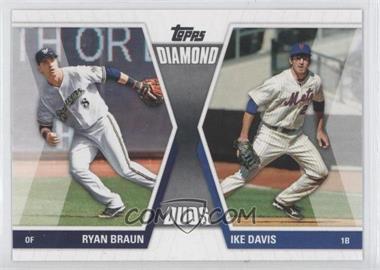 2011 Topps - Diamond Duos Series 1 #DD-BD - Ryan Braun, Ike Davis