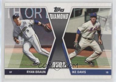 2011 Topps - Diamond Duos Series 1 #DD-BD - Ryan Braun, Ike Davis