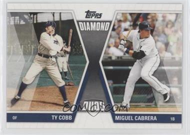 2011 Topps - Diamond Duos Series 1 #DD-CC - Miguel Cabrera, Ty Cobb