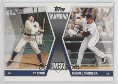 2011 Topps - Diamond Duos Series 1 #DD-CC - Miguel Cabrera, Ty Cobb