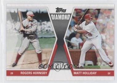 2011 Topps - Diamond Duos Series 1 #DD-HHO - Rogers Hornsby, Matt Holliday