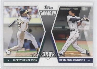 2011 Topps - Diamond Duos Series 1 #DD-HJ - Rickey Henderson, Desmond Jennings