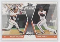 Reggie Jackson, Adam Jones [EX to NM]