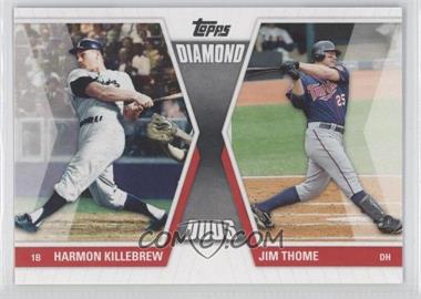 2011 Topps - Diamond Duos Series 1 #DD-KT - Harmon Killebrew, Jim Thome
