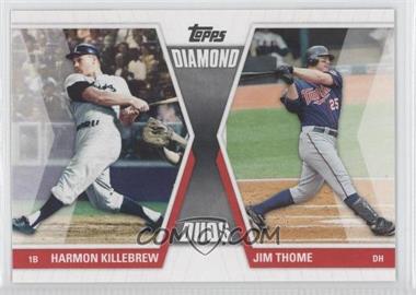 2011 Topps - Diamond Duos Series 1 #DD-KT - Harmon Killebrew, Jim Thome