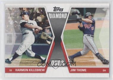 2011 Topps - Diamond Duos Series 1 #DD-KT - Harmon Killebrew, Jim Thome