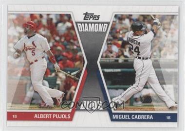 2011 Topps - Diamond Duos Series 1 #DD-PC - Albert Pujols, Miguel Cabrera