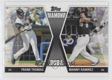 2011 Topps - Diamond Duos Series 1 #DD-TR - Frank Thomas, Manny Ramirez