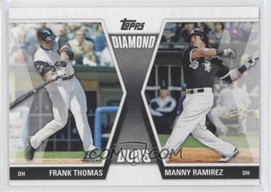 2011 Topps - Diamond Duos Series 1 #DD-TR - Frank Thomas, Manny Ramirez