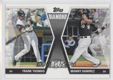 2011 Topps - Diamond Duos Series 1 #DD-TR - Frank Thomas, Manny Ramirez