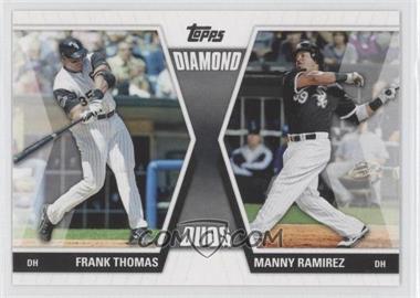 2011 Topps - Diamond Duos Series 1 #DD-TR - Frank Thomas, Manny Ramirez