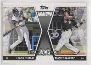 2011 Topps - Diamond Duos Series 1 #DD-TR - Frank Thomas, Manny Ramirez