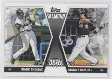 2011 Topps - Diamond Duos Series 1 #DD-TR - Frank Thomas, Manny Ramirez