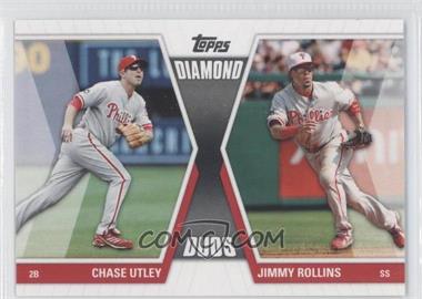 2011 Topps - Diamond Duos Series 1 #DD-UR - Chase Utley, Jimmy Rollins