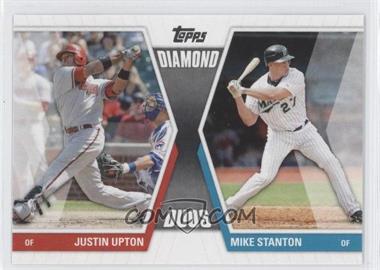 2011 Topps - Diamond Duos Series 1 #DD-US - Justin Upton, Mike Stanton