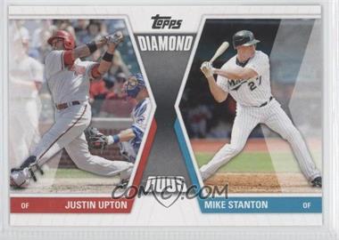 2011 Topps - Diamond Duos Series 1 #DD-US - Justin Upton, Mike Stanton