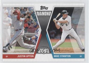 2011 Topps - Diamond Duos Series 1 #DD-US - Justin Upton, Mike Stanton