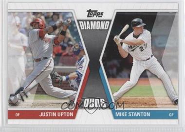 2011 Topps - Diamond Duos Series 1 #DD-US - Justin Upton, Mike Stanton