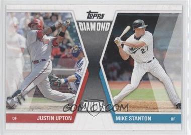 2011 Topps - Diamond Duos Series 1 #DD-US - Justin Upton, Mike Stanton