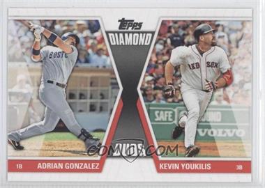 2011 Topps - Diamond Duos Series 2 #DD-10 - Adrian Gonzalez, Kevin Youkilis