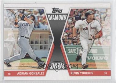 2011 Topps - Diamond Duos Series 2 #DD-10 - Adrian Gonzalez, Kevin Youkilis