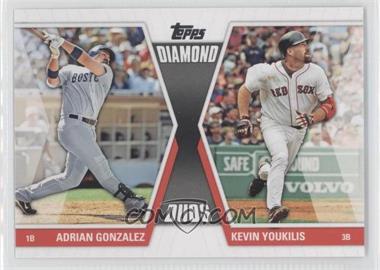 2011 Topps - Diamond Duos Series 2 #DD-10 - Adrian Gonzalez, Kevin Youkilis