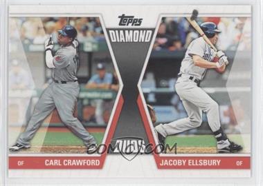 2011 Topps - Diamond Duos Series 2 #DD-11 - Carl Crawford, Jacoby Ellsbury