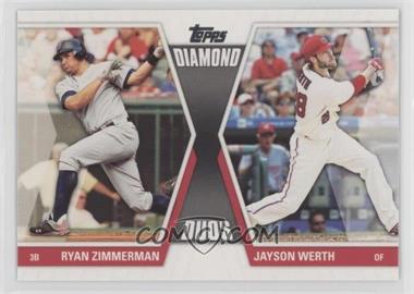 2011 Topps - Diamond Duos Series 2 #DD-14 - Ryan Zimmerman, Jayson Werth